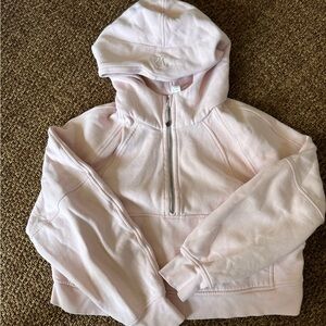 Lululemon oversized scuba half zip (pink)